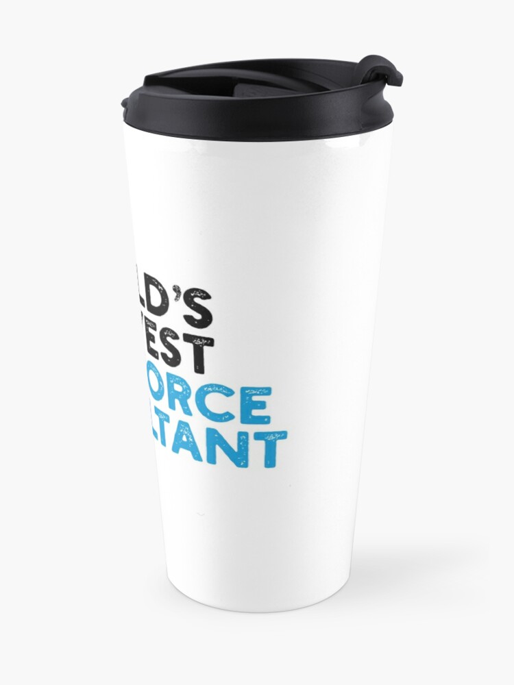 Worlds Okayest Salesforce Consultant Travel Mug by Tech 