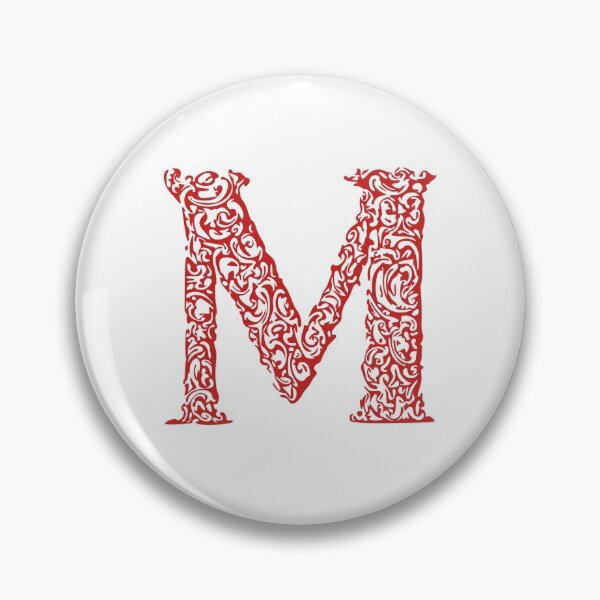 Item preview, Red Monogram - Letter "M" designed and sold by RoamingRabbit.