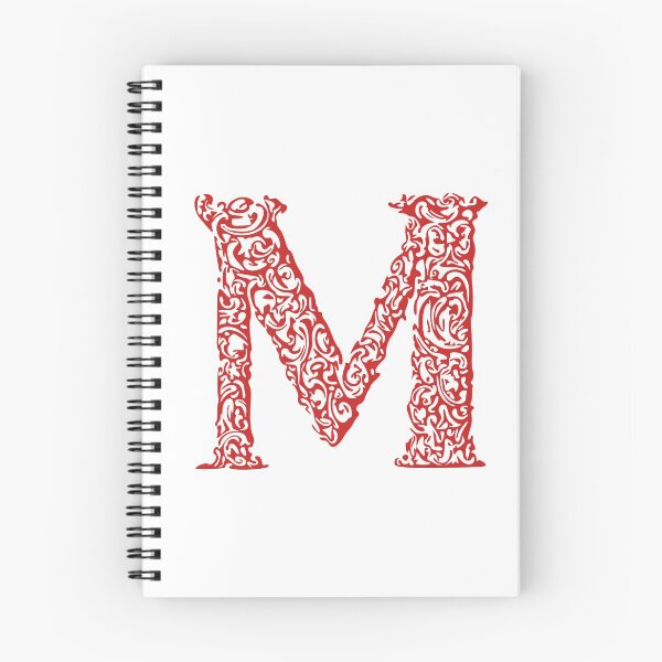 Item preview, Red Monogram - Letter "M" designed and sold by RoamingRabbit.