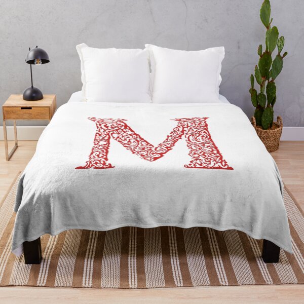Item preview, Red Monogram - Letter "M" designed and sold by RoamingRabbit.