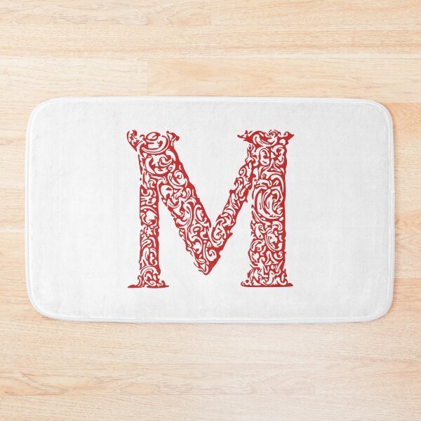 Item preview, Red Monogram - Letter "M" designed and sold by RoamingRabbit.