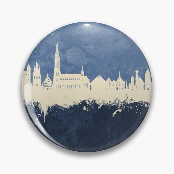 Item preview, Ulm Germany Skyline designed and sold by ArtPrints.