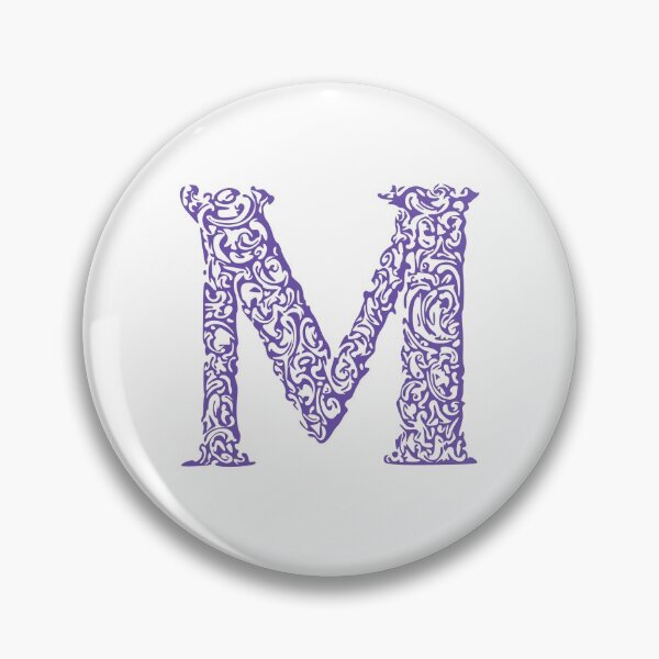 Item preview, Purple Monogram - Letter "M" designed and sold by RoamingRabbit.