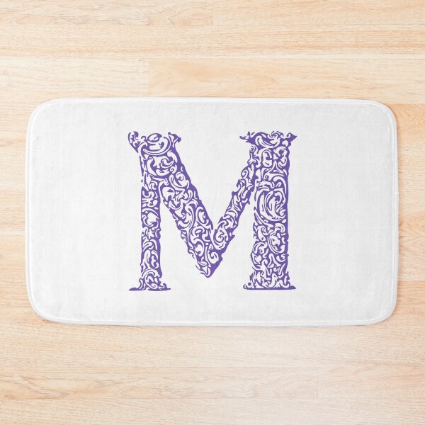 Item preview, Purple Monogram - Letter "M" designed and sold by RoamingRabbit.