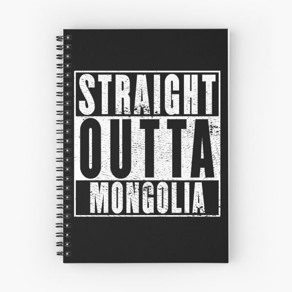 Item preview, Straight Outta Mongolia designed and sold by RandomStuffShop.