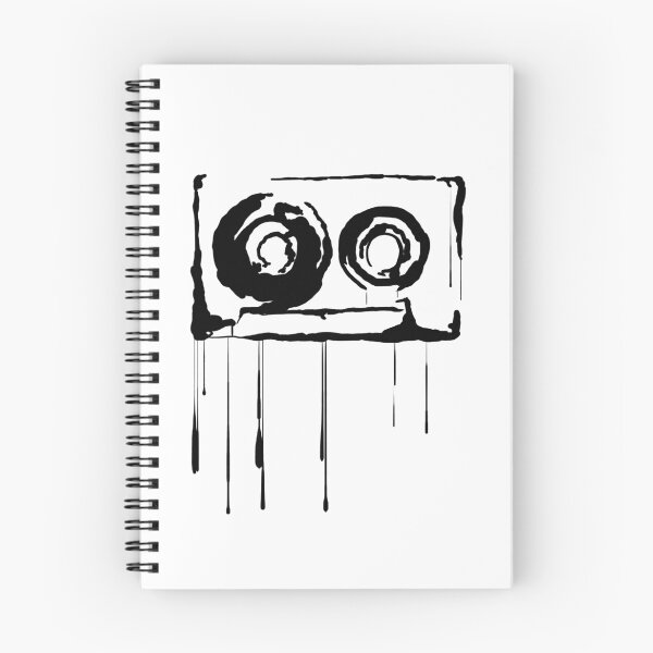 Item preview, Splatter Cassette (black) designed and sold by RobertBell.