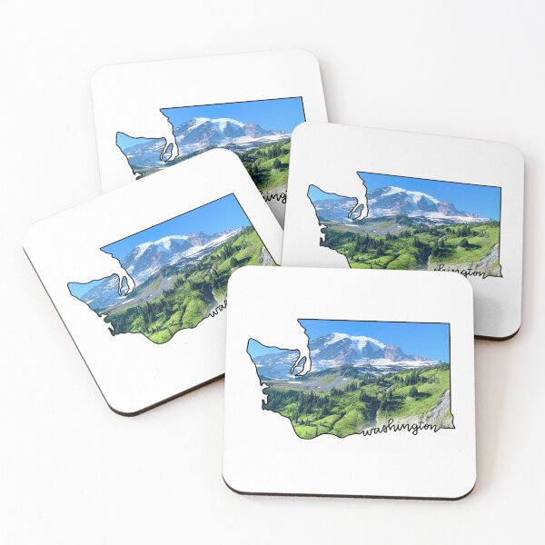 Item preview, Washington State Mount Rainier designed and sold by foxartdesigns.