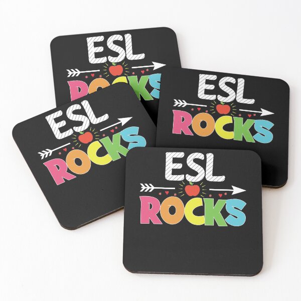 Item preview, Back To School Teacher Students Gift - ESL Rocks designed and sold by abcxyzsma.