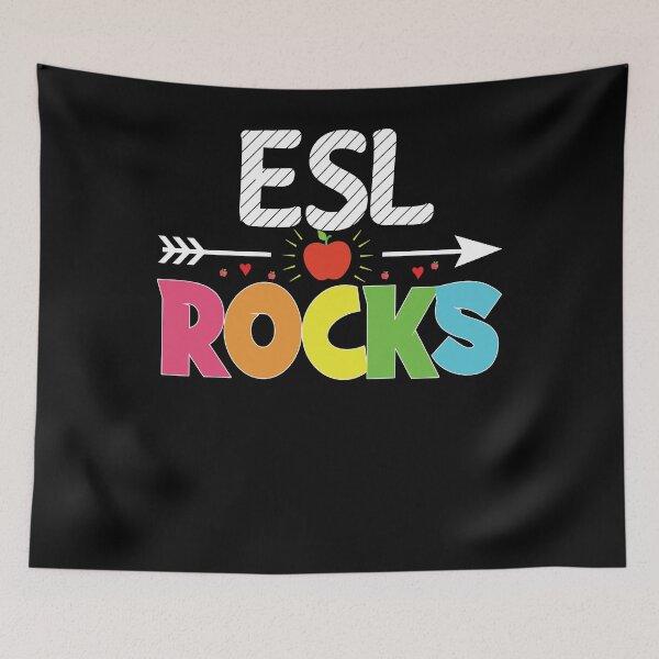 Item preview, Back To School Teacher Students Gift - ESL Rocks designed and sold by abcxyzsma.