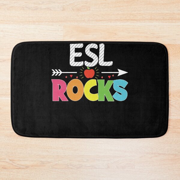 Item preview, Back To School Teacher Students Gift - ESL Rocks designed and sold by abcxyzsma.