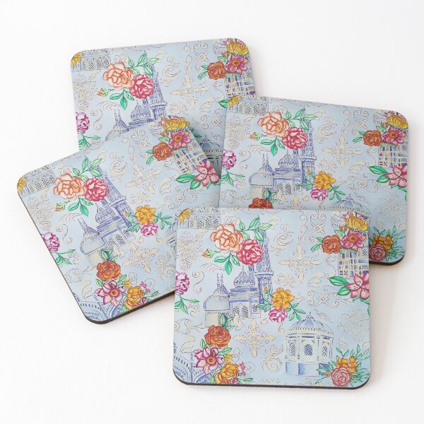 Item preview, Mughal artwork With Floral  designed and sold by HiraSheikh.