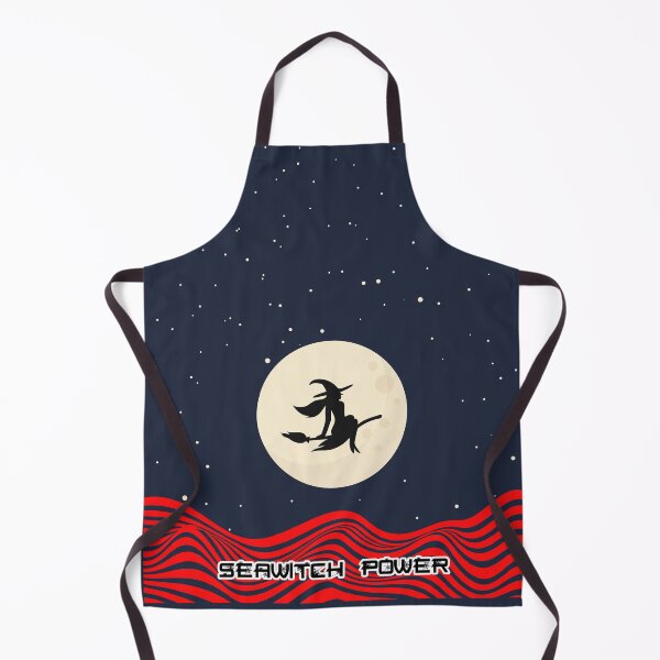 Item preview, Seawitch Power Silhouette Flying Witch Passed Blood Moon Red designed and sold by NoMatterLab.