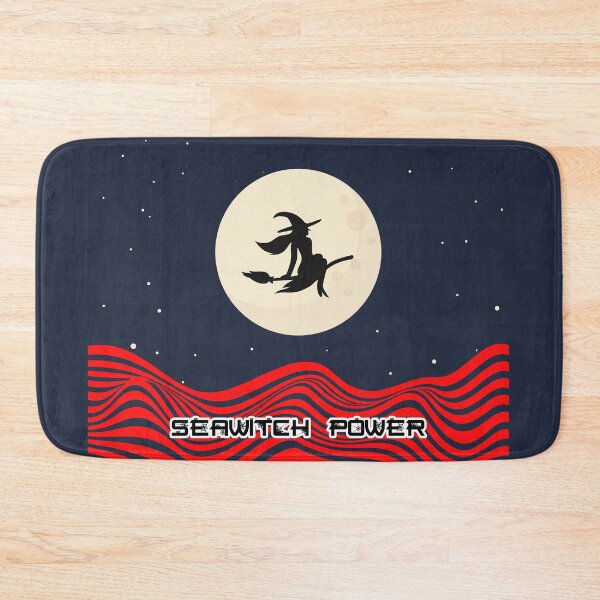 Item preview, Seawitch Power Silhouette Flying Witch Passed Blood Moon Red designed and sold by NoMatterLab.