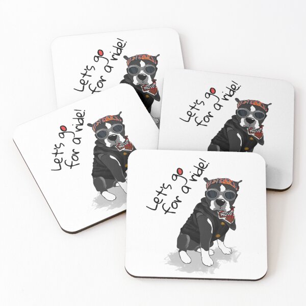 Item preview, Boston Terrier Let's Go For A Ride designed and sold by heybt.
