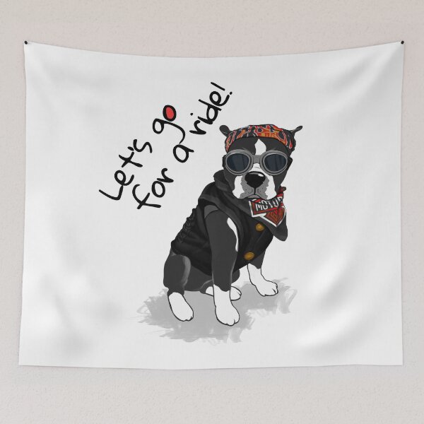 Item preview, Boston Terrier Let's Go For A Ride designed and sold by heybt.