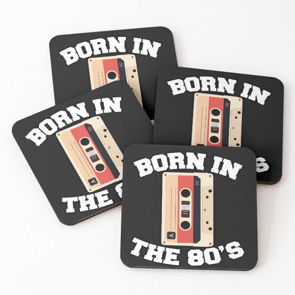 Item preview, Born in the 80s Retro Gift idea for 40th years old party designed and sold by Músico Ilustre.