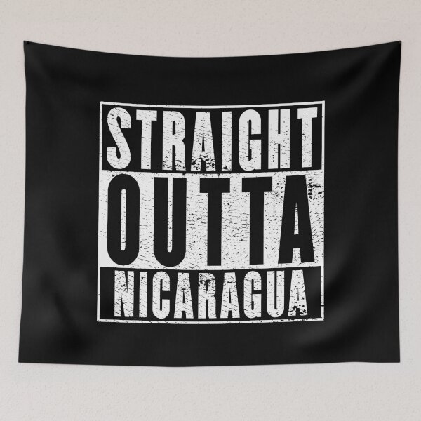 Item preview, Straight Outta Nicaragua designed and sold by RandomStuffShop.