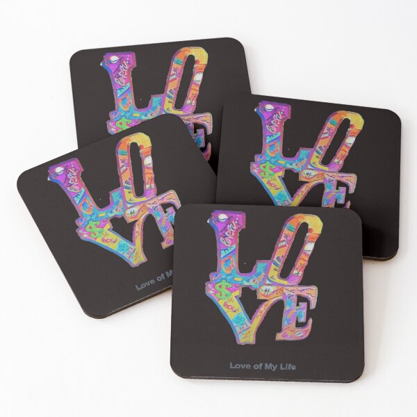 My Love Story Coasters For Sale | Redbubble