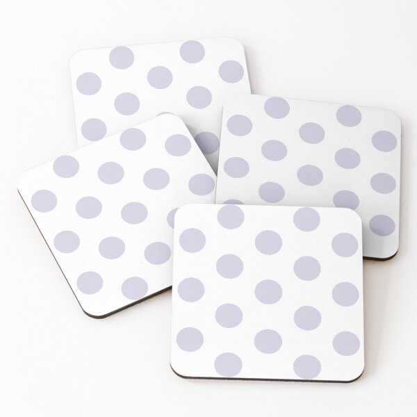 Item preview, Large LILAC and WHITE POLKA DOTS designed and sold by RachelMacht.