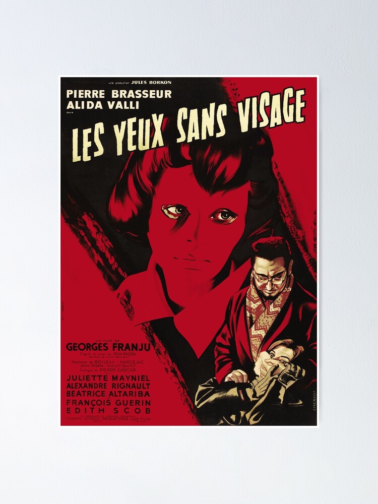 "Vintage Movie Poster Eyes without a face" Poster by retorokun Redbubble