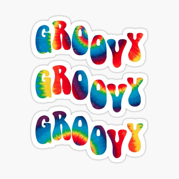 Groovy Waves Sticker
