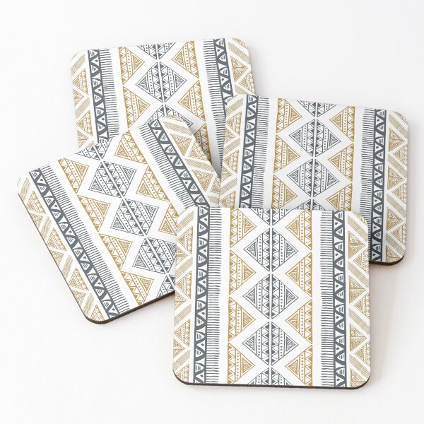 Item preview, Black and White African Tribal Ethnic Pattern designed and sold by SoccaTamam.
