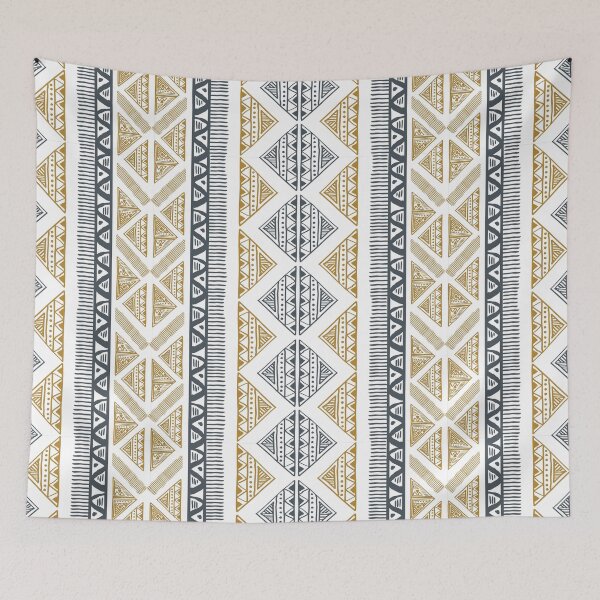Item preview, Black and White African Tribal Ethnic Pattern designed and sold by SoccaTamam.