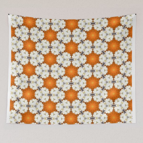 Item preview, orange flowers designed and sold by ritusdesigns.