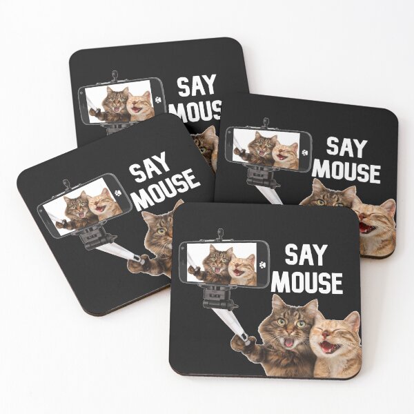 Item preview, Say Mouse Selfie Cats designed and sold by DiensDesign.