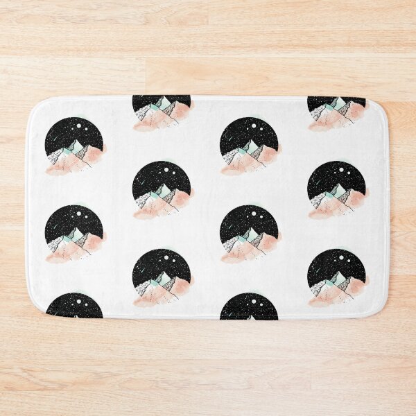 Item preview, Watercolour Space Mountains designed and sold by Kylie Martin.