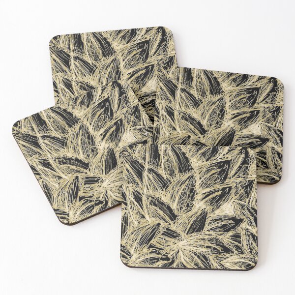 Item preview, Plant Leaves- Black & Gold designed and sold by Designs By YL.