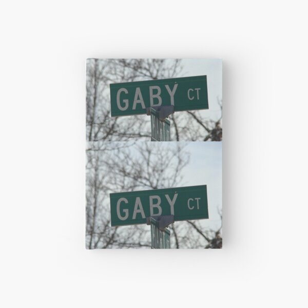 Gaby, Gaby mask, Gaby mug, Gaby sticker, Gaby magnet Hardcover Journal