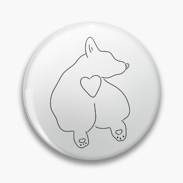 Item preview, Corgi sploot designed and sold by AelooPaws.