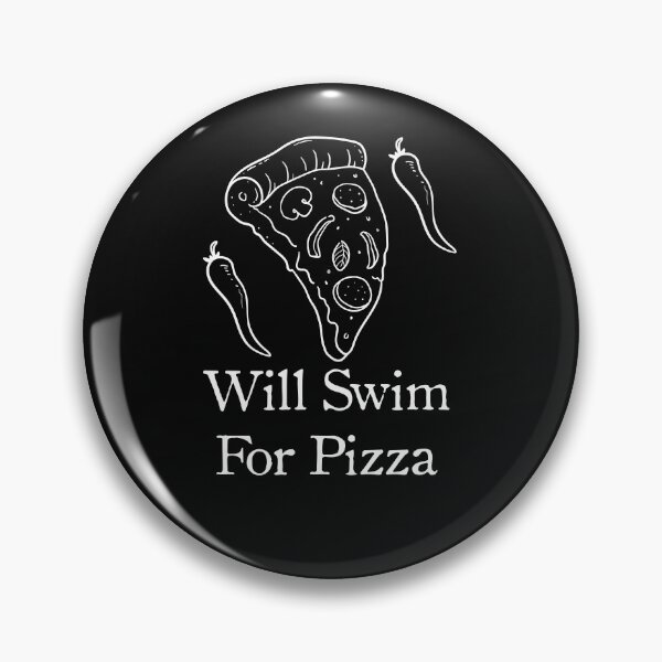 Artikelvorschau, Will Swim For Pizza Geschenkidee für schwimmende Mutter oder schwimmende Tochter entworfen und verkauft von LANANIL.