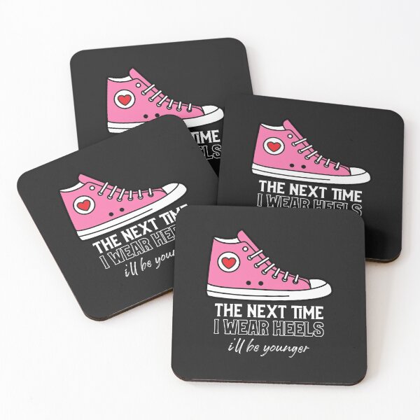 Item preview, Pink converse shoes with a red heart designed and sold by Built After 5.