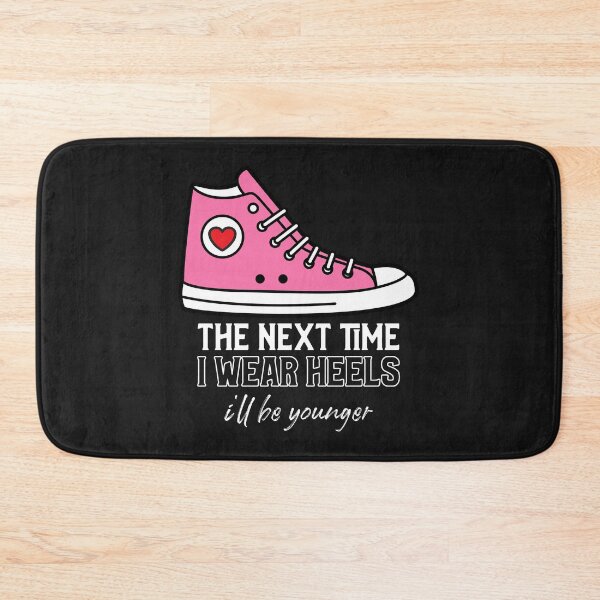 Item preview, Pink converse shoes with a red heart designed and sold by Built After 5.