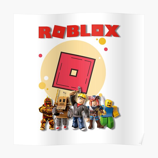 Roblox Template Posters Redbubble - roblox template valintines