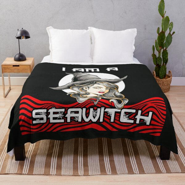 Item preview, I am a Seawitch with Long Wavey Hair - Blood Moon designed and sold by NoMatterLab.