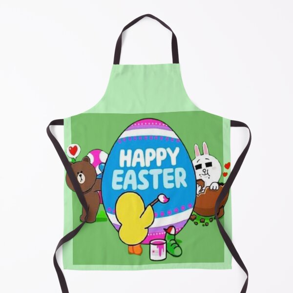 Item preview, Adorable brown bear and cony Happy Easter Holiday designed and sold by HugJen.