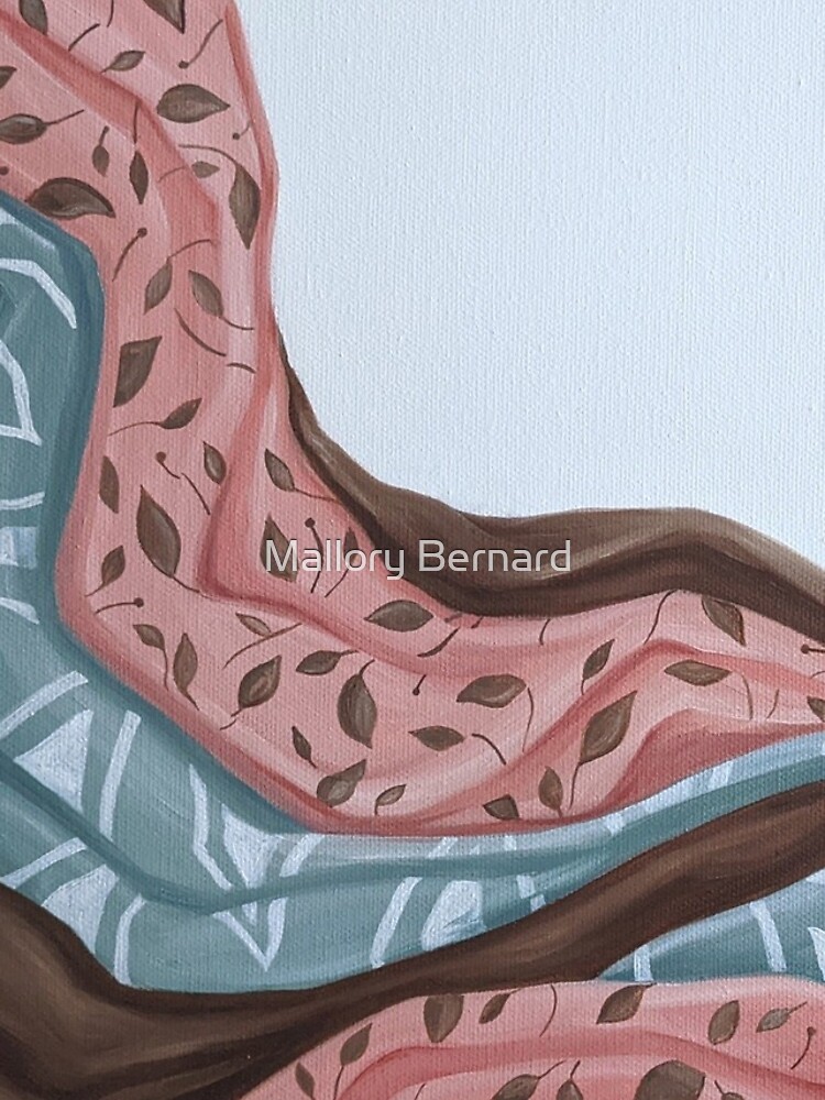 Aperçu 4 sur 4. Coque iPhone avec l'œuvre Tableau de tissus à motifs créée et vendue par mallorybernard.