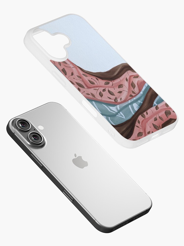 Aperçu 2 sur 5. Coque iPhone avec l'œuvre Tableau de tissus à motifs créée et vendue par mallorybernard.