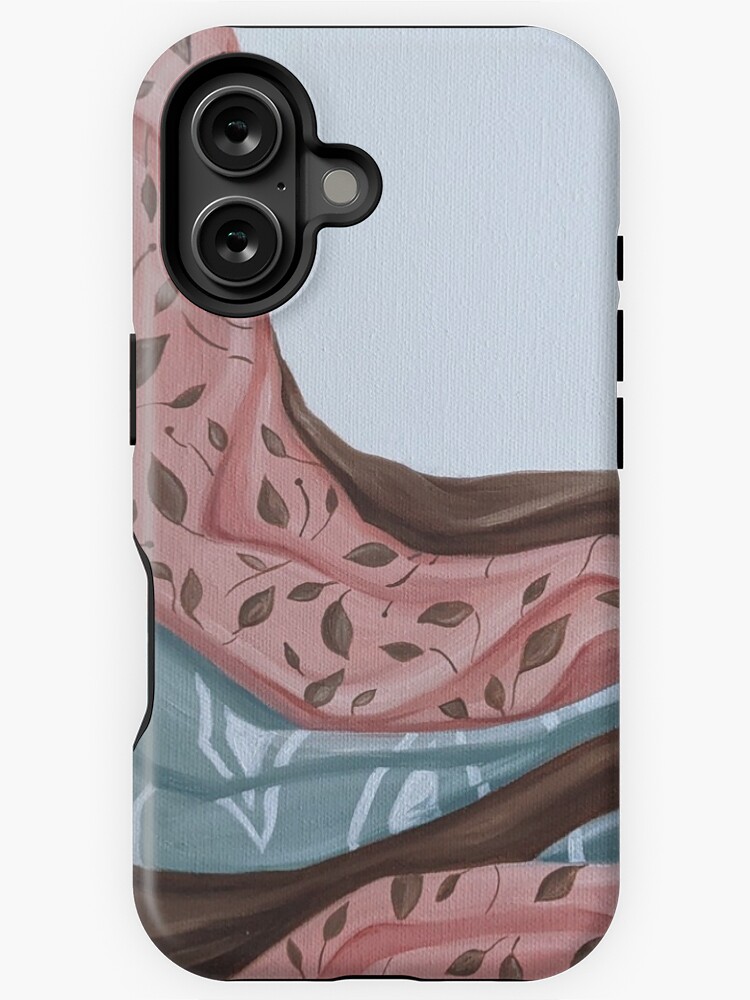 Aperçu 1 sur 4. Coque iPhone avec l'œuvre Tableau de tissus à motifs créée et vendue par mallorybernard.
