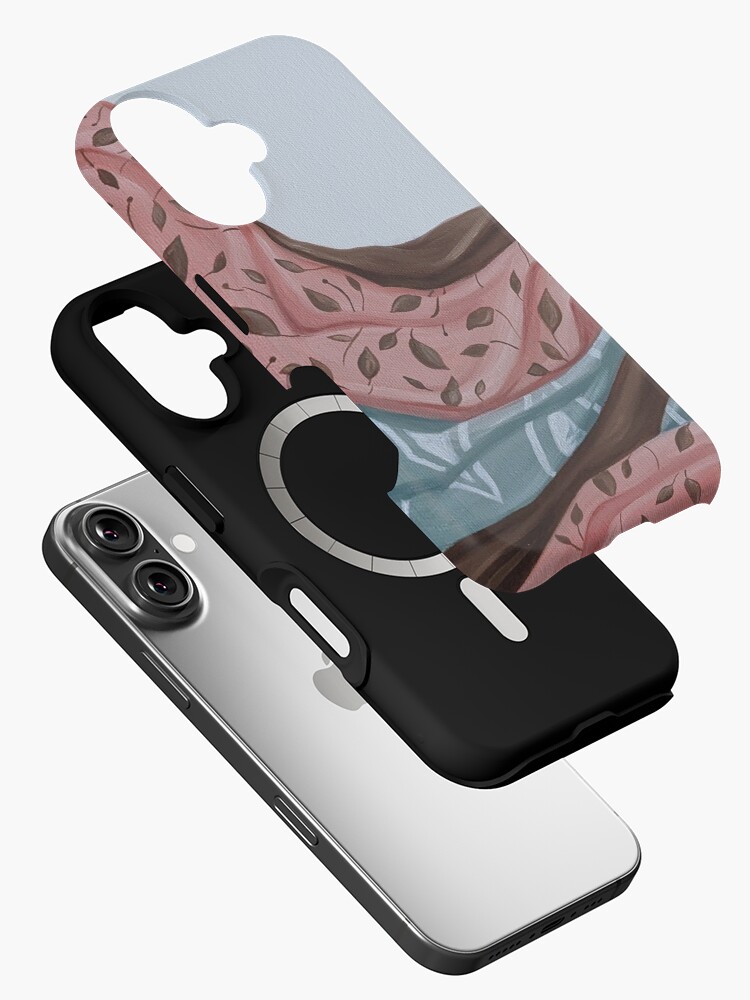 Aperçu 2 sur 4. Coque iPhone avec l'œuvre Tableau de tissus à motifs créée et vendue par mallorybernard.