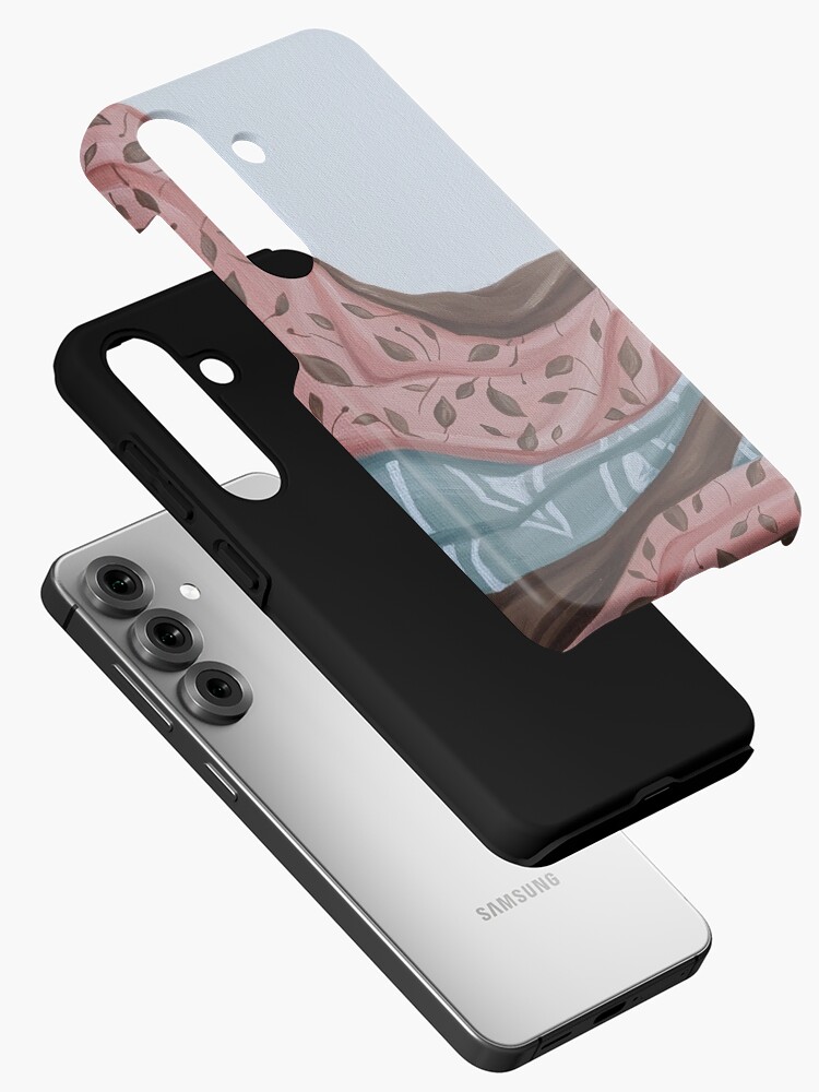 Aperçu 2 sur 4. Coque Samsung Galaxy avec l'œuvre Tableau de tissus à motifs créée et vendue par mallorybernard.