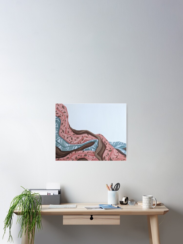 Aperçu 1 sur 3. Poster avec l'œuvre Tableau de tissus à motifs créée et vendue par mallorybernard.