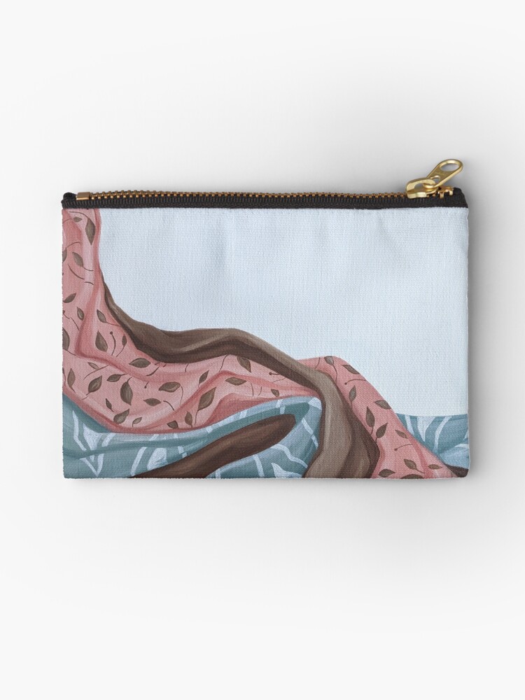 Aperçu 1 sur 4. Pochette avec l'œuvre Tableau de tissus à motifs créée et vendue par mallorybernard.