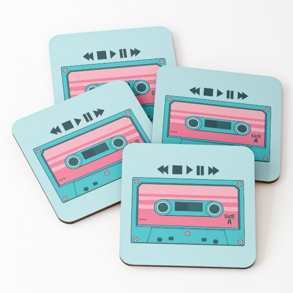 Item preview, The cute blue retro mixtape (80s style) designed and sold by AnGoArt.