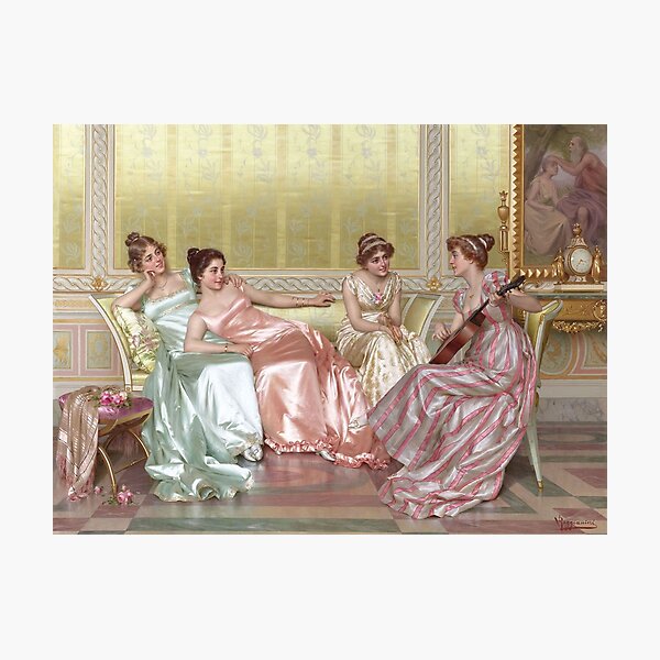Item preview, The Evening (19th century) - Vittorio Reggianini designed and sold by SALON DES ARTS.