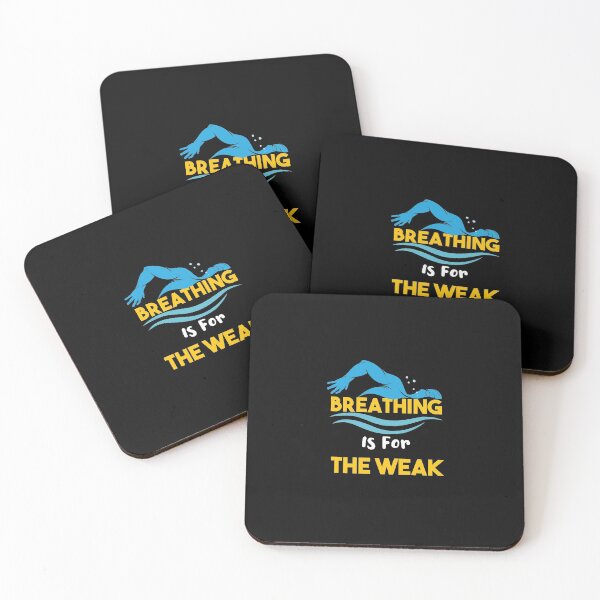 Item preview, Breathing Is For The Weak gifts for swimmers girls designed and sold by LANANIL.