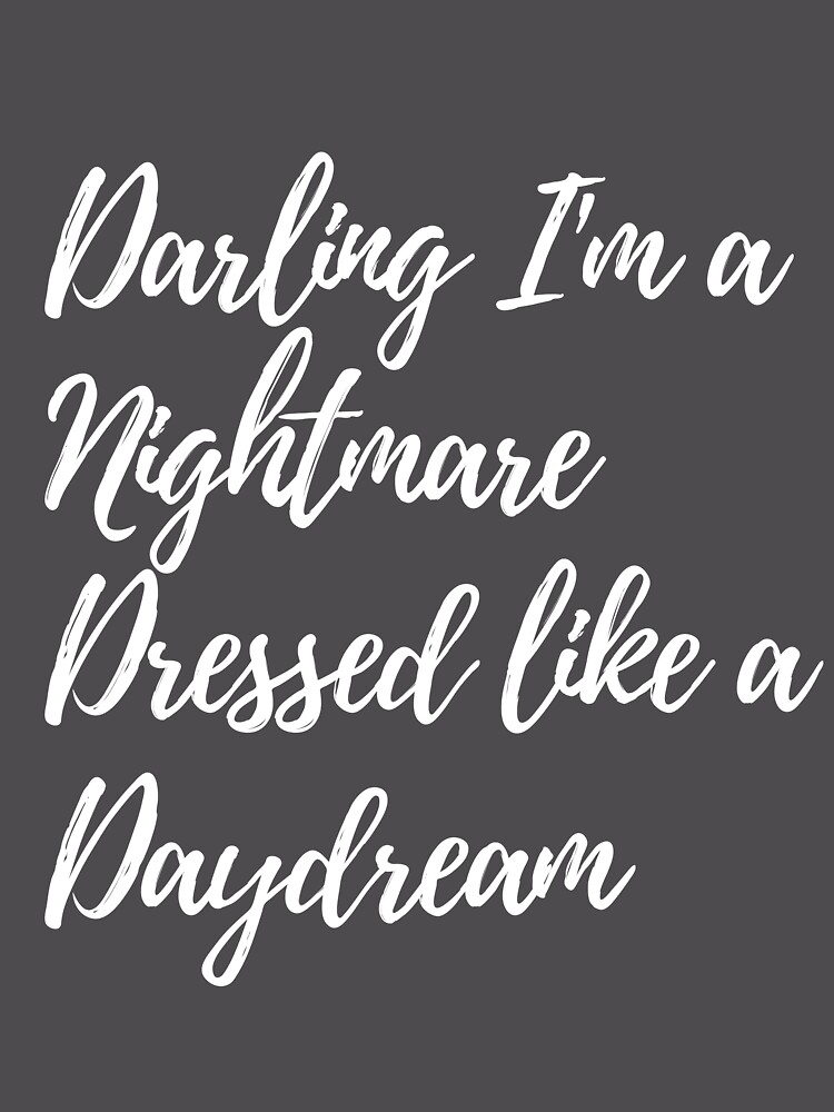 Thumbnail 6 von 6, Premium Oversized Pullover, Darling Im a nightmare dressed like a daydream designt und verkauft von Robubi.
